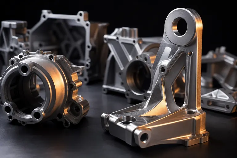 Druckgegossene Gehäuse und geschmiedete Halterungen aus Aluminium